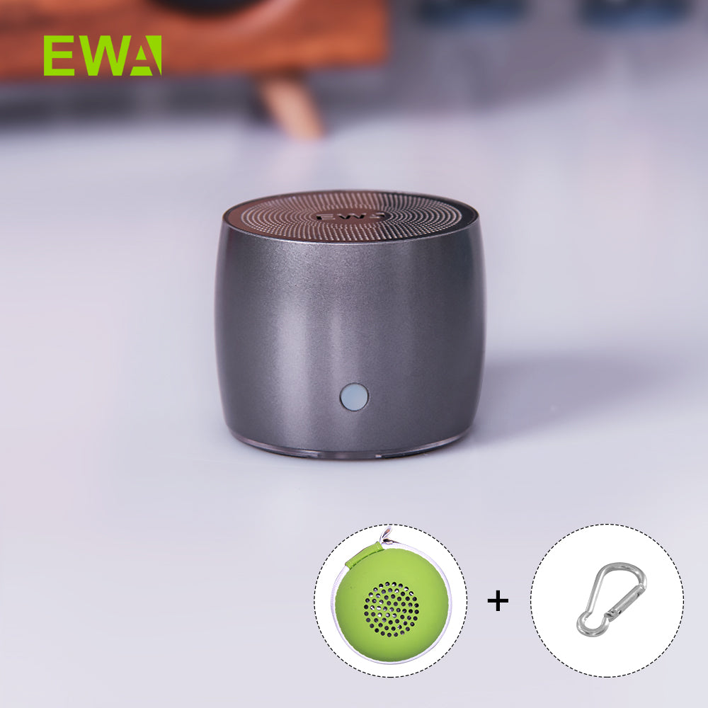 EWA A103 Mini Bluetooth Speakers German Bass Speaker For Outdoor/Indoor Camp/Bicycle /Ravel Metal Box Loud Sound