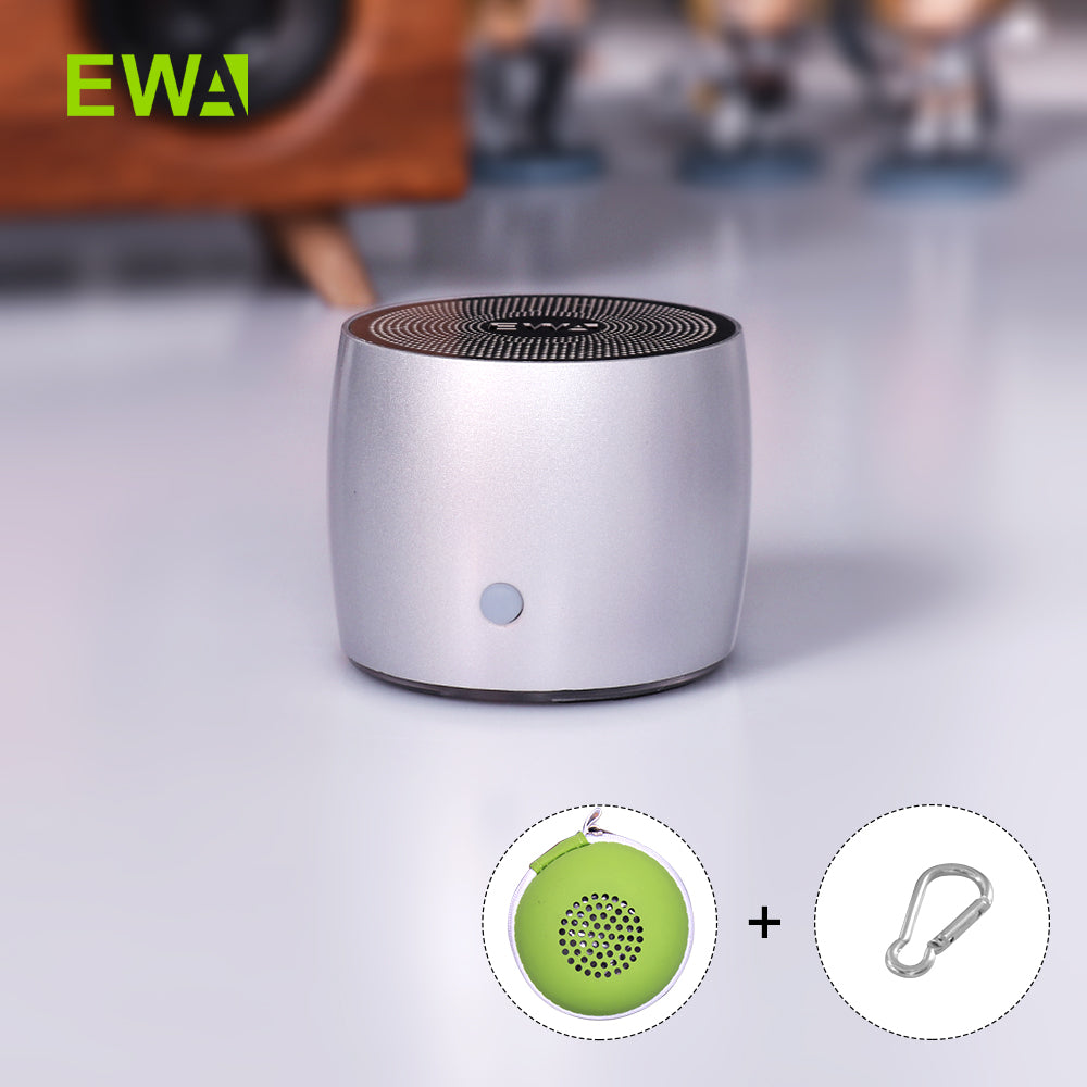 EWA A103 Mini Bluetooth Speakers German Bass Speaker For Outdoor/Indoor Camp/Bicycle /Ravel Metal Box Loud Sound